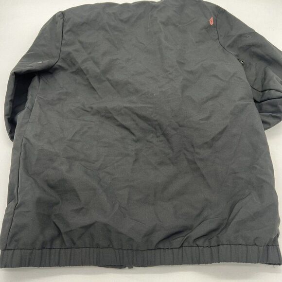 Volcom Scout Enemy Lines Hooded Windbreaker Jacket Black Women's Small - Picture 6 of 6